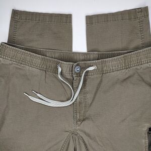 Vuori Pants Mens XL (34x29) Olive Green Technical Climber Rip Stop Hiking